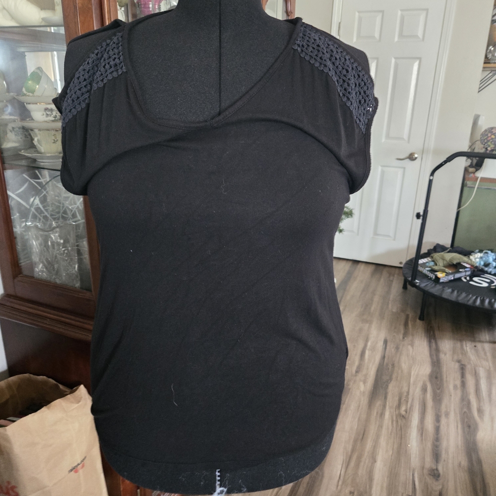Elegant Black Women's Top